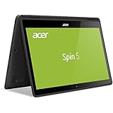 Acer Spin 5 SP513-52N-55AZ 33,8 cm (13,3 Zoll Full-HD IPS Multi-Touch) Convertible Laptop (Intel Core i5-8250U, 8GB RAM, 512GB SSD, Intel HD, Win 10) Grau
