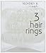 Invisibobble Traceless Hair Ring and Bracelet, Crystal Clear Suitable for All Hair Types