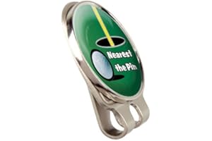 NEAREST THE PIN FUSION CAP OR HAT CLIP AND MAGNETIC GOLF BALL MARKER BY ASBRI GOLF