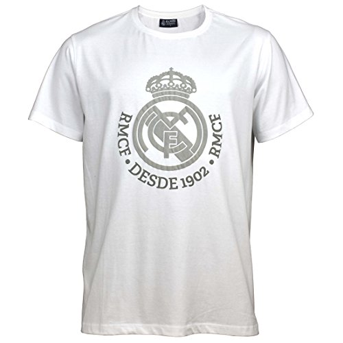 Real Madrid Camiseta ESTAMP. Nº 1 Blanco T-XL