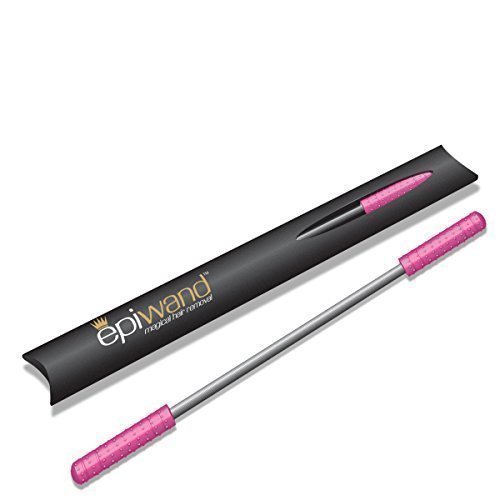 Epiwand Facial Hair Epilator For Women - Effectively Remove Unwanted Face Hair Without The Use of Tweezers or Expensive Laser, Wax Strips, Waxing, Threading Systems, Bleaching Creams or Facial Hair Removal Treatments - Complete with Gift Box & Instructions - Pink.