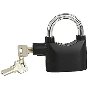 Jeval Siren Alarm Lock 110Db AntiTheft Security System Door Motor Bike Bicycle Padlock