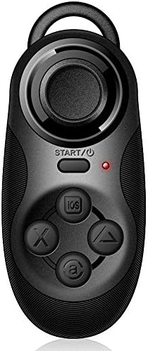 Mini Bluetooth Remote Controller, Portable Multi-functional Wireless Gamepad Remote Controller Compatible with 3D VR Glasses Google Cardboard Selfie Camera Shutter Wireless Mouse Music Player iPhone iPad Ebook Tablet PC TV IOS Android PC TV Box