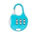 Produktbild botrong Mini Password Lock für Gepäck Toolbox Golf Tasche Tackle Box Schlüssel Ring Product size: 5 * 0.9*3.5CM/1.97 * 0.35*1.38 inch Style C