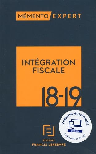 MEMENTO INTEGRATION FISCALE 2018 2019 francais