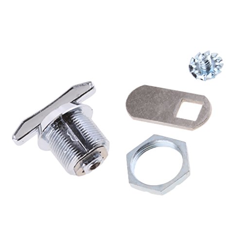 Preisvergleich Produktbild Gazechimp Schrankschloss Möbelschloss Universal 16, 20, 25, 30 mm- Keyless - 16mm