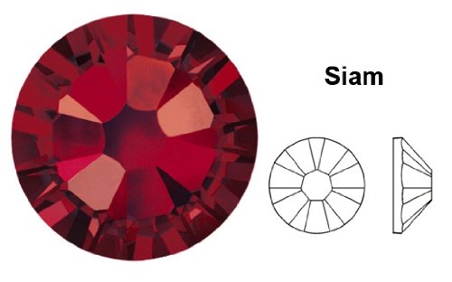 Swarovski Crystal Siam (208) Rhinestone Gems - Small Pack - 1.8Mm (Ss5) 60 In Pack