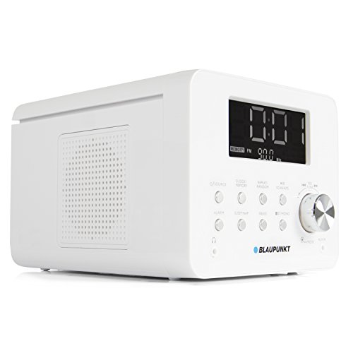 BLAUPUNKT CDR 10 WH CD Uhrenradio (UKW, AMS, Dimmbares Display, Snooze, AUX-In) weiß - 2