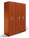 Produktbild Drehtürenschrank/Kleiderschrank Muros 04, Farbe: Kirsche - 222 x 150 x 52 cm (H x B x T)