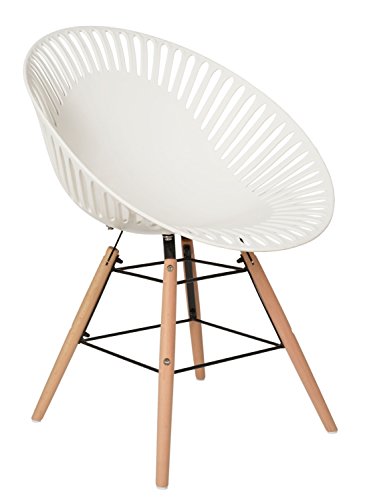 ts-ideen Silla diseño clásico retro años 50 silla de bar para comed