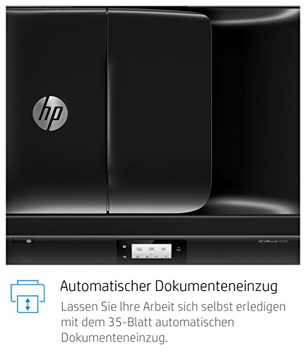 HP OfficeJet 5230 Multifunktionsdrucker (Drucker, Kopierer, Scanner, Fax, WLAN, Airprint) mit 4 Probemonaten HP Instant Ink inklusive, 10S./Min, Schwarz