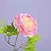 Produktbild künstliche Blume Valentinstag Geschenk künstliche Blume n Rose getrocknete Blumen dekorative künstliche Blume n Zimmer Essen Blumen Single Rohseide Blume 1 Person künstliche Blume n, rosa