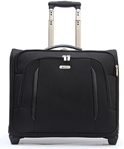 Lightweight Executive Roller Bag on Wheels Fits Laptops, 17 inches - Black W4113EU