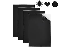 XOXVURI 4 Pezzi Self Adhesive Eva Foam Rubber Panels 300 X 210 X 3Mm Black Foam Rubber Gomma Piuma Eva With Adhesive Backing For Furniture And Diy Projects