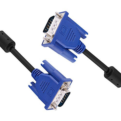 VGA Kabel, 3m 15-polig Stecker auf Stecker Computer Monitor Draht(Schwarz) von SZCTKlink - 3