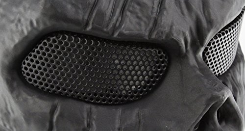 GES Skull Face Mask Airsoft Paintball Outdoor Full Military Protection Mask Halloween Costume Party BB Gun Cs War Game (Black) reviews GES Skull Face Mask Airsoft Paintball Outdoor Full Military Protection Mask Halloween Costume Party BB Gun Cs War Game (Black)