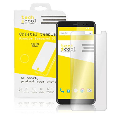 Techcool Screen Protector HTC U11 Plus Tempered Glass Screen Protector for HTC U11 Plus [Not Cover Edges] l [Anti-Scratch] [Bubble-Free] [Ultra HD]
