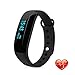 Produktbild EIVOTOR Fitness Armband Fitness Tracker Smart Sport Watch BT 4.0 Smartband IP65 Wasserdicht Fitnessarmband unterstützt Pulsmesser,Schlafmonitor,Schrittzähler und Anrufer ID Benachrichtigung kompatibel mit Android Handy und IOS,iPhone für Sport,Fitness,Outdoor