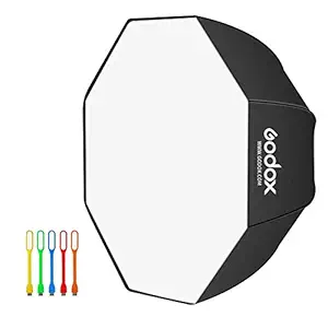 Godox 80cm/31.5in Portable Octagon Flash Softbox Umbrella Brolly Reflector for Studio Photo Flash Speedlight Light Speedlite