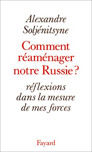 Download Comment réaménager notre Russie ?
