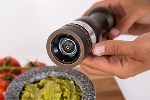 Cole & Mason H59431G Ardingly Carbon lackierte Buche mit Edelstahl neu Pfeffermühle, 220 mm - 4