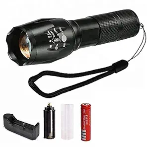 Care 4 zoom able 5 mode led-XML-T 650 Torch (Black : Rechargeable)t-650