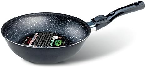 PensofalPen 8557 Biostone Wok W/Detachable Handle-Diameter 28 Cm, Black