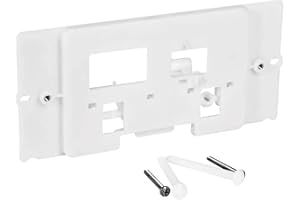 Pucci Maniglia porta in alluminio lucido, bianca, 13 cm x 27 cm, per sportello