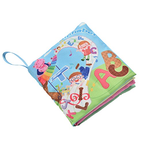 SNNplapla 1 Pack Intelligence Development Cloth Cognition Book Learning & Activity Toys for Kids Baby (Alphabet)