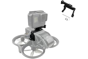 ZHIXTEU Pour DJI Avata pour Support pour GoPro Caméra d'Action, Support de d'Extension Supérieur pour Avata, Accessoire de Drone