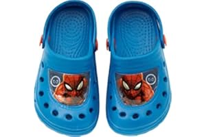 REQUETEGUAY Zuecos Spiderman para Playa o Piscina | Zuecos Marvel | Zuecos Spiderman para Niños
