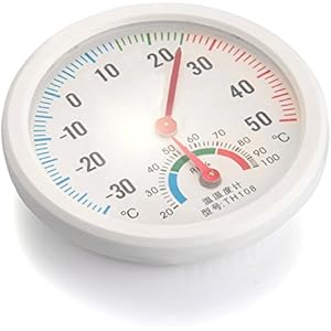 Ecloud Shop® 10 pieces Thermometer Hygrometer Wetterstation Zuhause Gästehaus