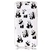Produktbild LG G6 Hülle, Chreey Glitzer Muster Transparent Handyhülle Niedlich Mode Süß Temperament Weiche TPU Silikonhülle Case Ultra Dünn Kratzfest Durchsichtige Hülle Backcover [Panda]