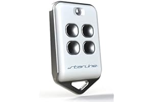 STARLINE Télécommande Marque modèle BM4 ® 433 MHz Compatible avec Poste de Marque BFT®, modèles : TRC1 ®, TRC2, TRC4 ® MITTO2, MITTO4 ®, BRCB02 ®, BRCB04 ® (Bianco)
