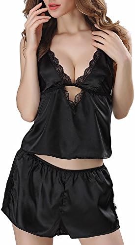Women Sexy Lingerie, PANPANY Ladies Sale Babydoll Lace Nightwear Seduction Polychromatic Flax Suspenders Sex Sleeping Skirt See Through Underwear Black