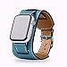 Produktbild Happysdh Armband für Apple Watch Series 4/3/2/1 38MM/40MM, Smartwatch Zubehör Leder Uhrenarmband Ersatzarmband Armbänder Smartwatch für Männer Frauen
