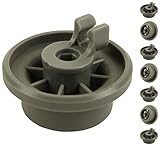 Universelle Laufrollen geeignet als Ersatz für Unterkörbe verschiedenster Hersteller, u.a. Constructa, Privileg (Quelle), Junker, Hanseatic, Küppersbusch, Gorenje, Whirlpool, Zanussi