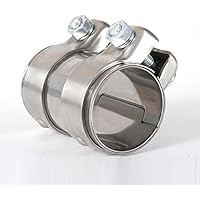 Arlows 3" / 76,2mm Edelstahl Rohrverbinder/Doppelschelle für V2A Auspuffanlagen