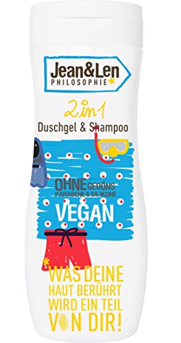 Jean & Len Duschgel und Shampoo 2in1, 3er Pack (3 x 1 Stück)