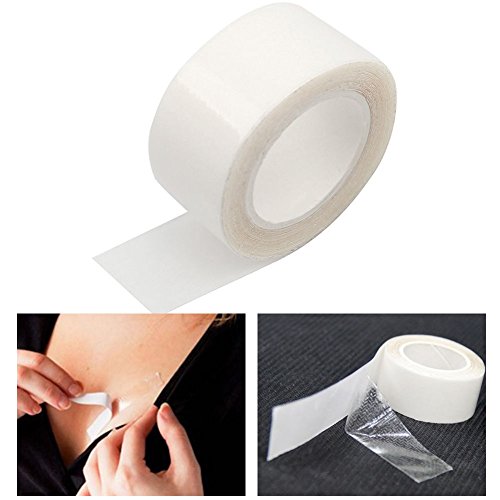 Preisvergleich Produktbild Sbarden Doppelseitiges Klebeband Transparent, Brust Perücke Durchsichtig Für Perücken Körper Klebeband Medizinische Folie Safe für Frauen Body Bekleidung Kleid Butt Pads