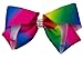 Mytoptrendz® Ladies Girls Rainbow Large Ribbon Bow with Sparkly Crystal Centre on Beak style Hair Clip Hair Accessories