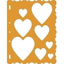 Fiskars Shape Template Corazones, Plantilla para crear corazones, 1003827