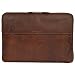 Produktbild Leder Organizer Braun A4 - Macbook Sleeve 13 Inch - Konferezmappe Dunkelbraun - Aktenmappe Din