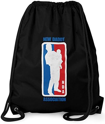 StyloTex NDA New Daddy Hipster Bag Gym Bag Stringbag Bag, black