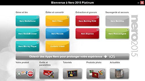 Nero 2015 Platinum - Software De Grabaci  n