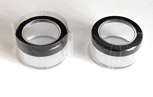 Clear Plastic PERFORATED Shrink Bands for Jar / Bottle Caps 4 SIZE CHOICES (50 in a bag - 10ml max Diameter 41mm)