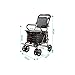 Produktbild Leichtes Falten Vierrad Roller Walker mit gepolstertem Sitz, Älteres Einkaufen Scooter Falten Sitz, kann vier Runden nehmen, um zu kaufen Lebensmittel Dosen können verwendet werden, um einen kleinen Wagen zu schieben , 3