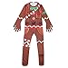 Produktbild EisEyen Kinder Jumpsuit Lebkuchenmann Spielkleidung Pyjama Cosplay Mädchen Jungen Weihnachten Kostüm Kostümrollenspiel, 150cm, Einheitsgröße