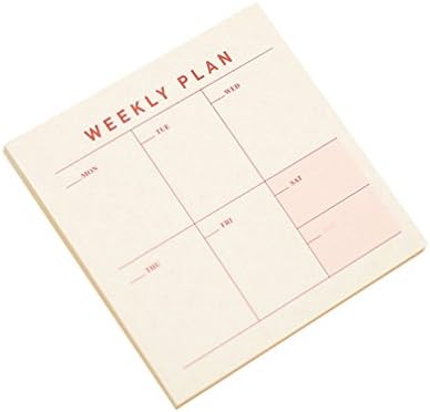 Lilyeyes Office To-Do List Small Book of Work Marker Memo Desktop Notebook Sticky Notes