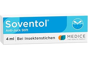 Soventol Anti-Juck Stift - Roll-On bei Mückenstichen & Insektenstichen - pflegt & kühlt gereizte und juckende Haut - lindert den Juckreiz und beruhigt - für die ganze Familie